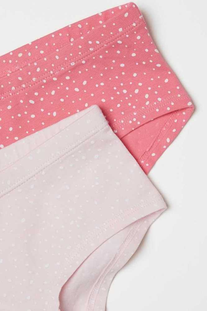 H&M 5-pack Hipster Briefs Unterwäsche Kinder Rosa | 2843-IVLET