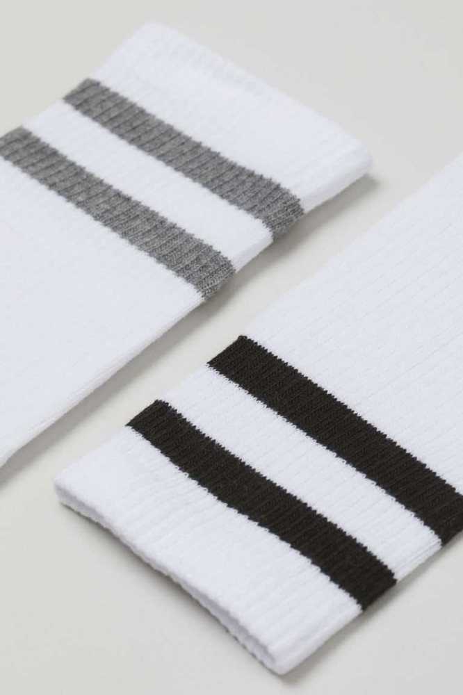 H&M 5-pack Socken Herren Schwarz | 9042-ARVUF