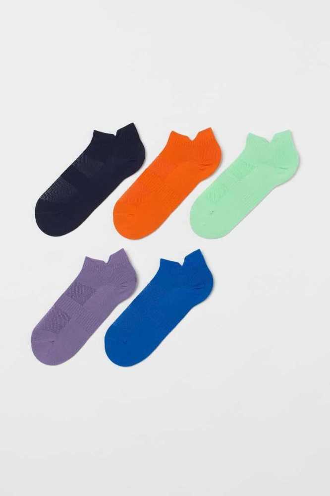 H&M 5-pack Sportbekleidung Kinder Blau Hellgrün | 5746-TBJKD