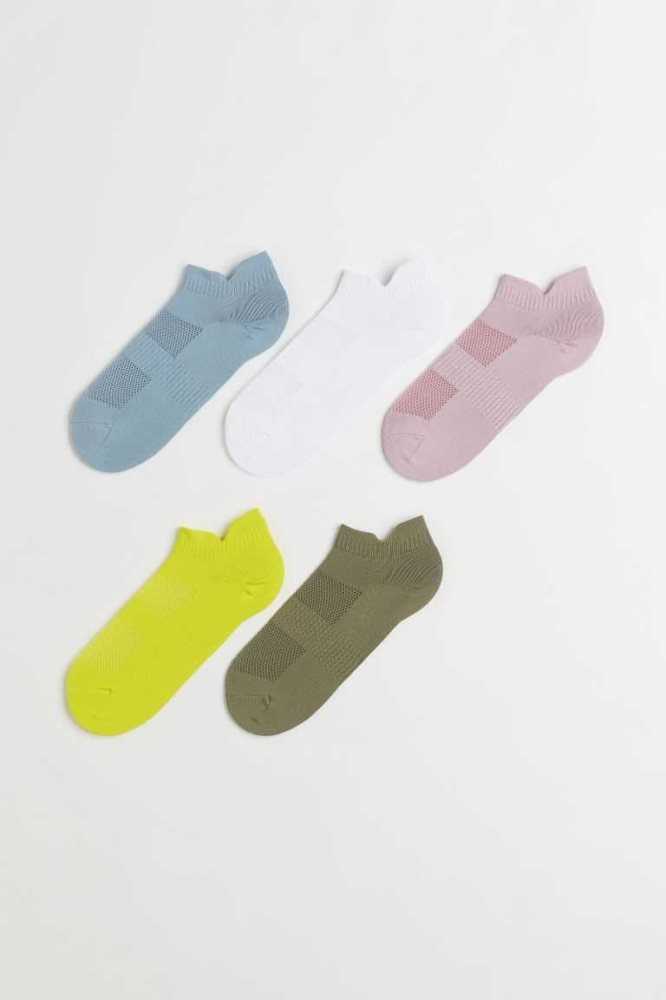 H&M 5-pack Sportbekleidung Kinder Blau Hellgrün | 5746-TBJKD