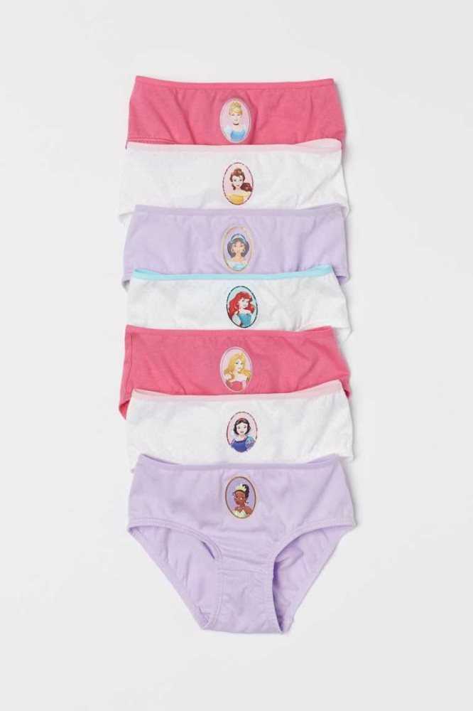 H&M 7-pack Baumwoll Briefs Unterwäsche Kinder Helllila | 5036-PAWLR