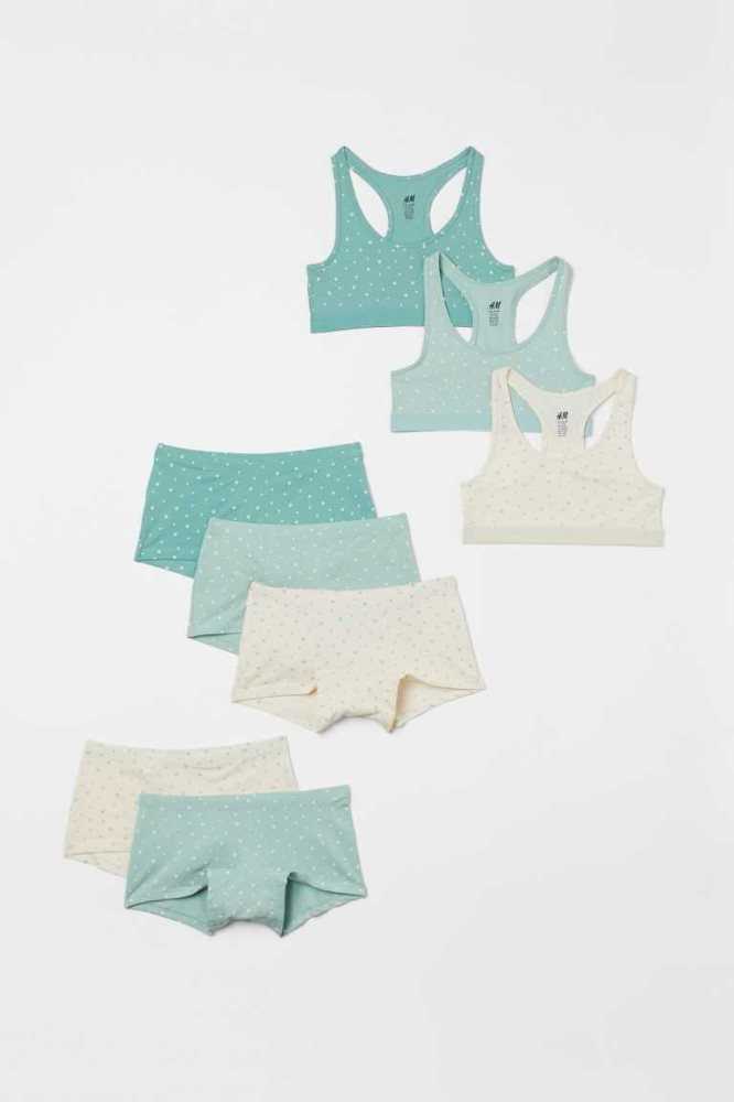 H&M 8-pack and Boxer Briefs Oberteile Kinder Rosa | 4672-SUEKL