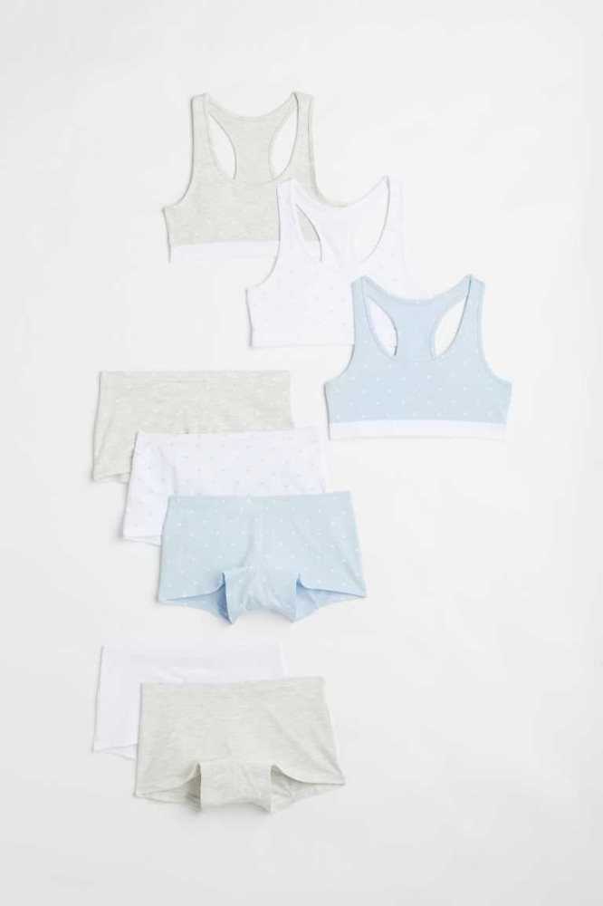 H&M 8-pack and Boxer Briefs Oberteile Kinder Rosa | 4672-SUEKL