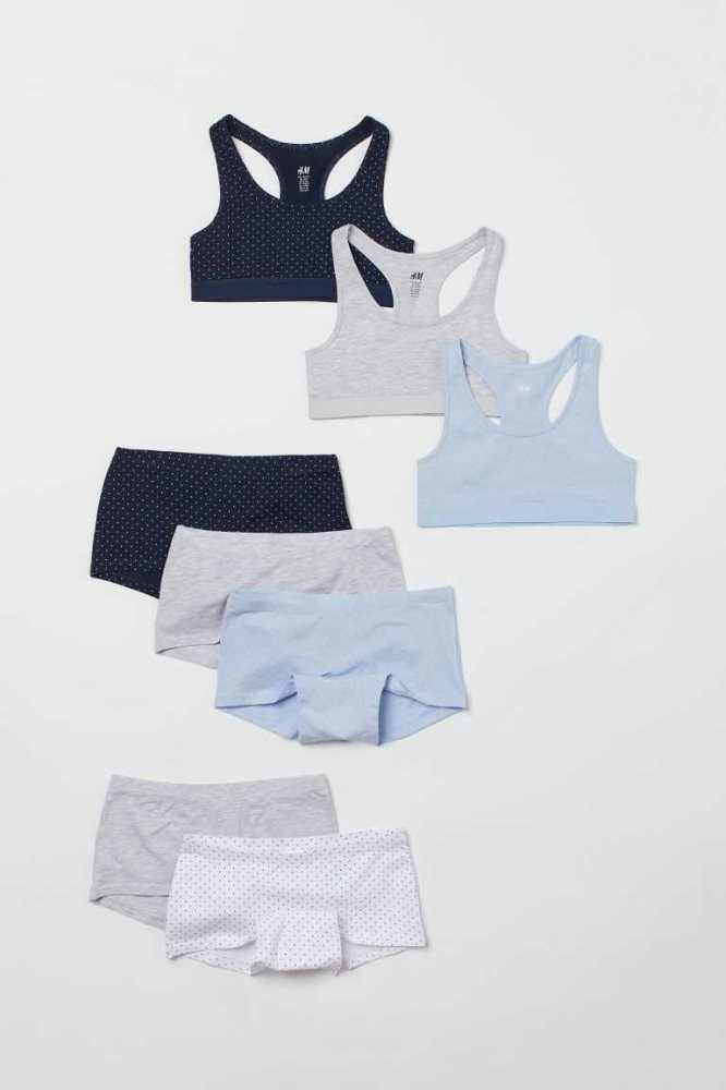 H&M 8-pack and Boxer Briefs Oberteile Kinder Rosa | 4672-SUEKL