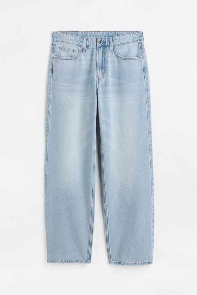 H&M 90s Baggy Low Jeans Damen Blau | 7529-XDSYW