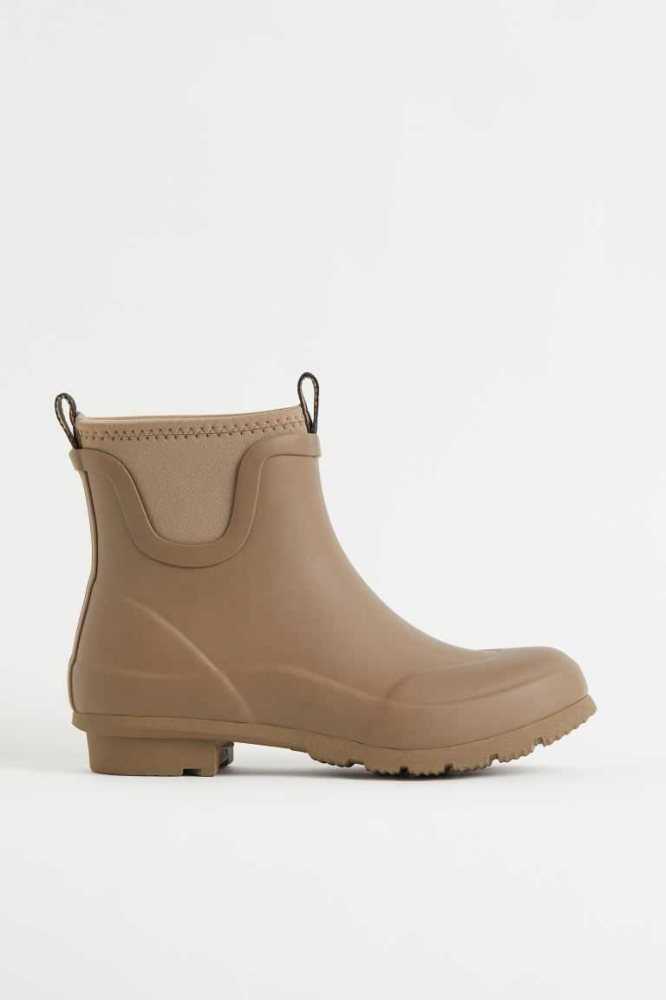 H&M Ankle-high Stiefel Damen Beige | 4801-XINYV