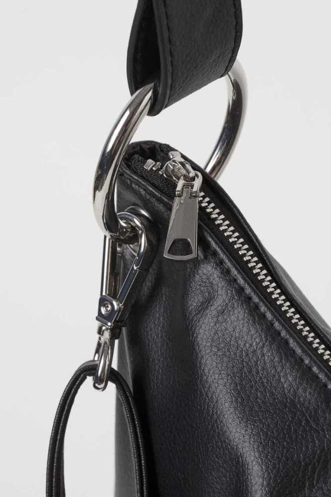 H&M Bag Tasche Damen Schwarz | 9750-PDSIU