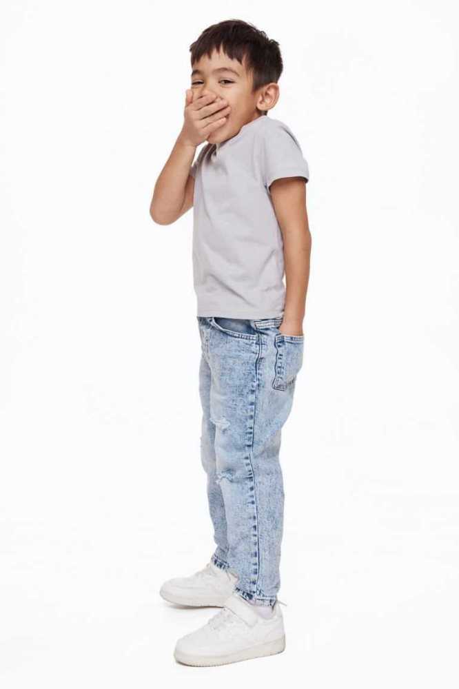 H&M Balloon Fit Jeans Kinder Blau | 3298-HERSA