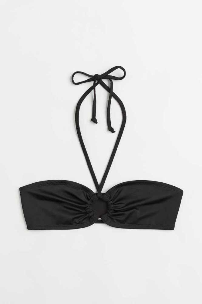 H&M Bandeau Bikini Top Strandkleidung Damen Helllila | 4761-GTHCP