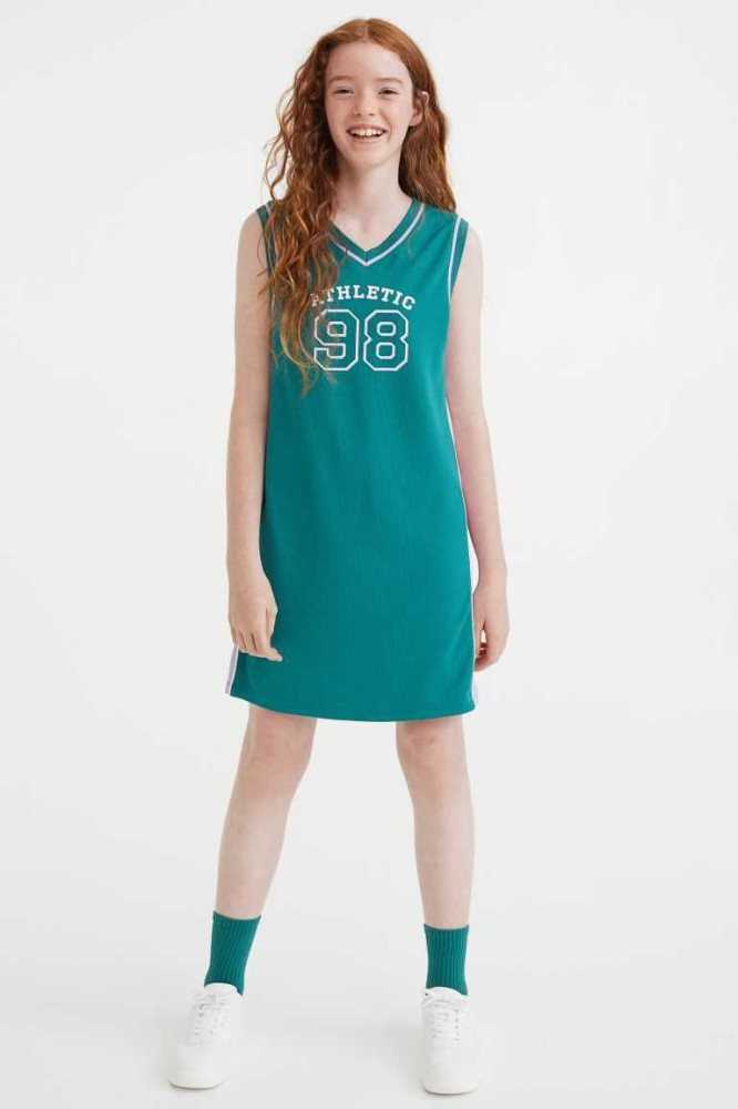 H&M Basketball Kleider Sportbekleidung Kinder Schwarz | 2863-JXGNU