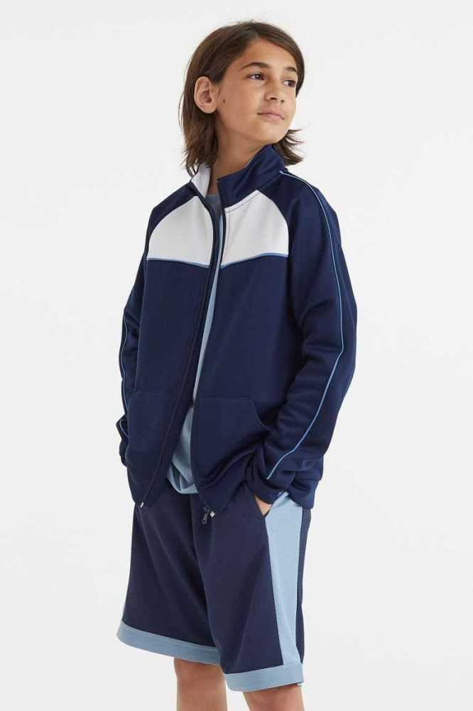 H&M Basketball Sportbekleidung Kinder Blau | 4795-AYLBV