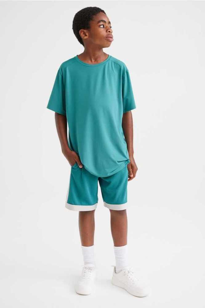 H&M Basketball Sportbekleidung Kinder Blau | 4795-AYLBV