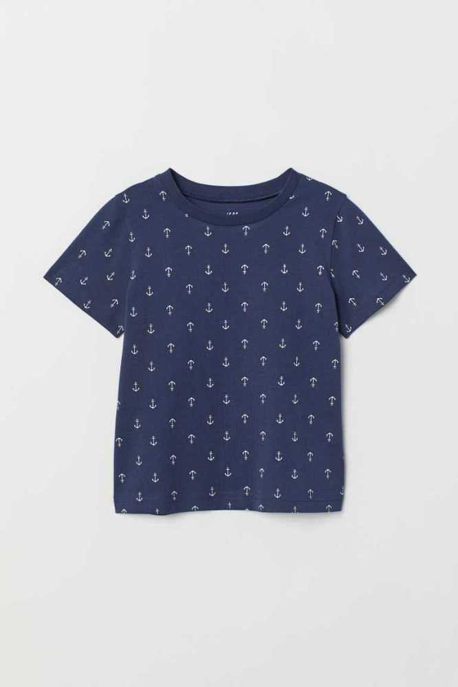 H&M Baumwoll Hemd Kinder Hellblau | 5790-CWBNM