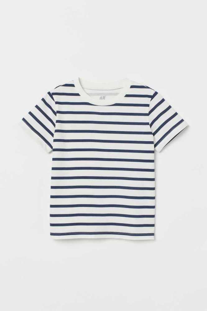 H&M Baumwoll Hemd Kinder Hellblau | 5790-CWBNM