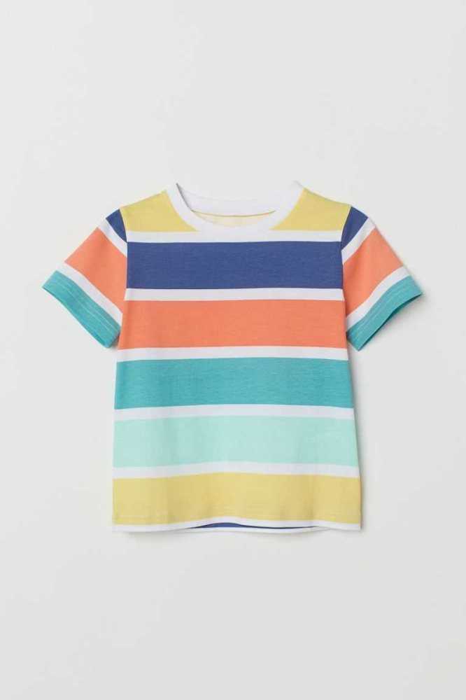 H&M Baumwoll Hemd Kinder Hellblau | 5790-CWBNM