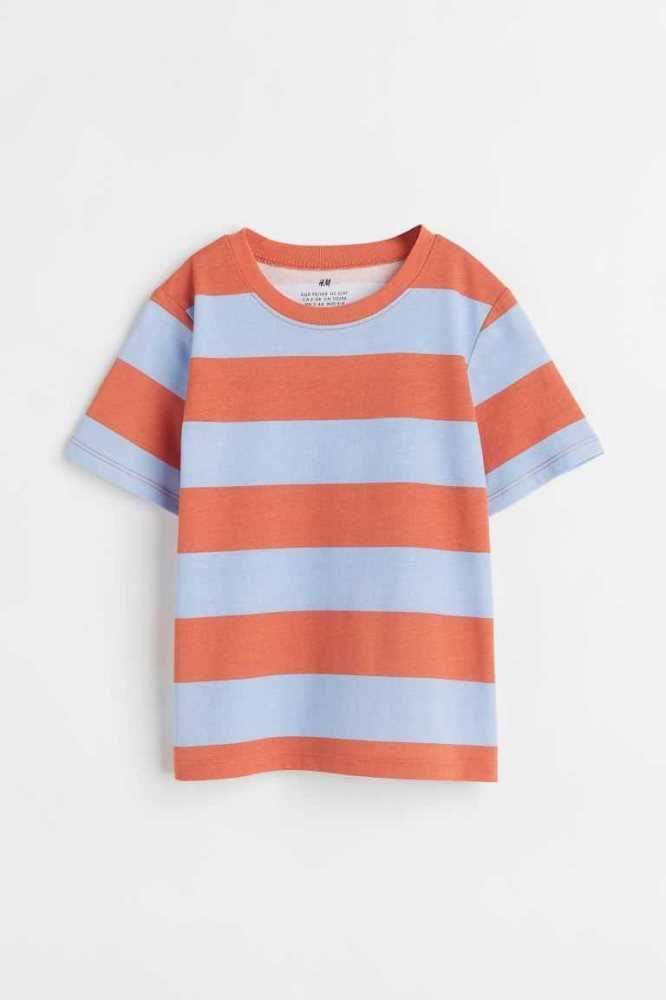 H&M Baumwoll Hemd Kinder Hellgelb | 6917-VURLA