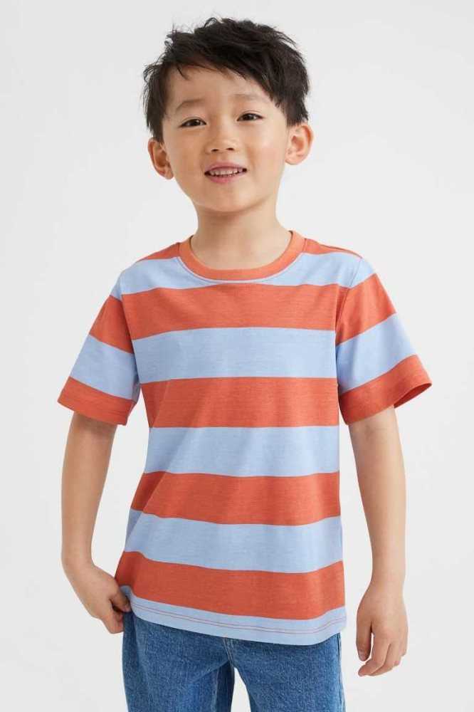 H&M Baumwoll Hemd Kinder Hellgelb | 6917-VURLA