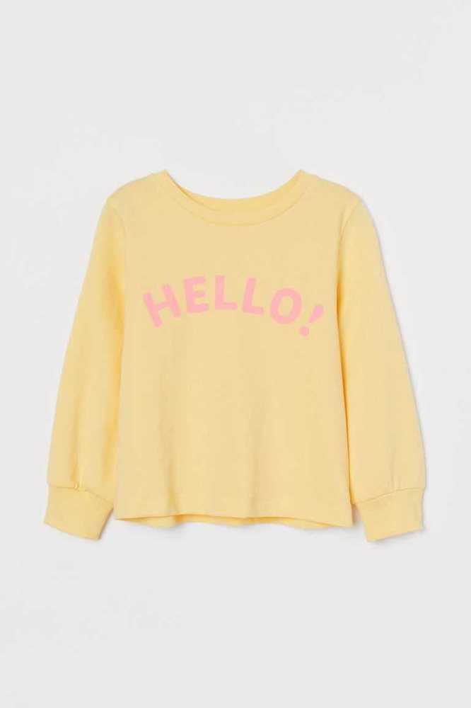 H&M Baumwoll Hemd Kinder Helllila | 1746-TFNPY