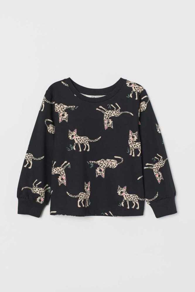 H&M Baumwoll Hemd Kinder Helllila | 1746-TFNPY