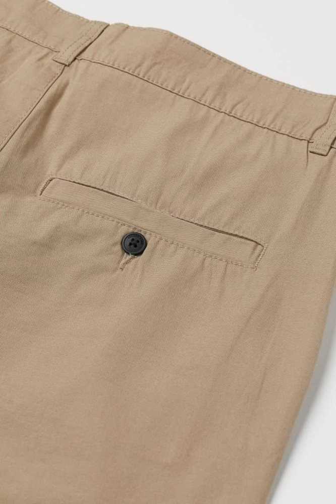 H&M Baumwoll Kurze Hose Herren Schwarz | 4965-PXNVG