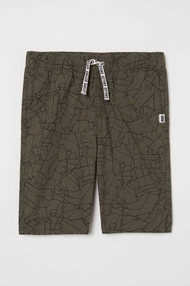 H&M Baumwoll Kurze Hose Kinder Dunkelblau | 7581-WLIZO