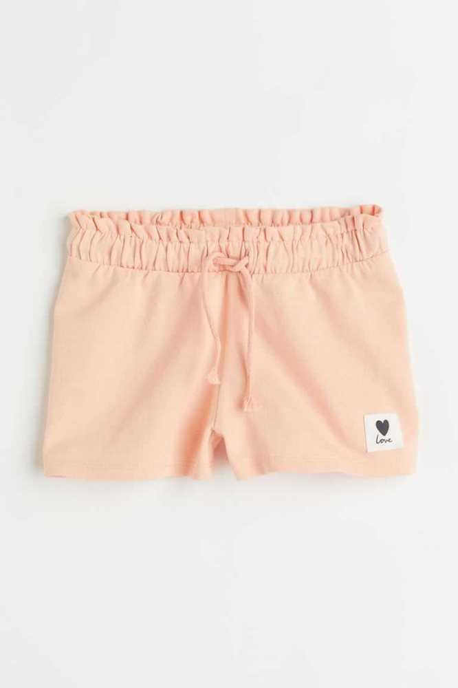 H&M Baumwoll Kurze Hose Kinder Hellgrün | 6835-AWKNG