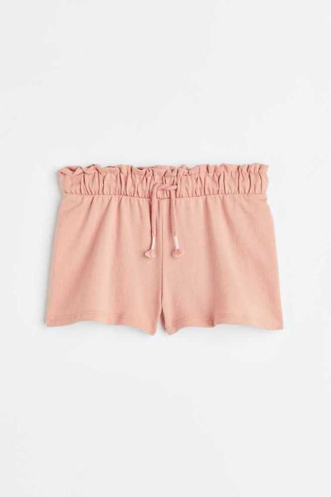 H&M Baumwoll Pull-on Kurze Hose Kinder Hellgelb | 1307-NTJSC