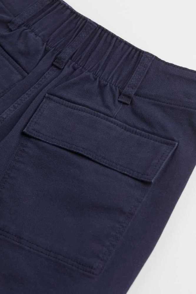 H&M Baumwoll Twill Kurze Hose Damen Hellrosa | 2086-OLNBK