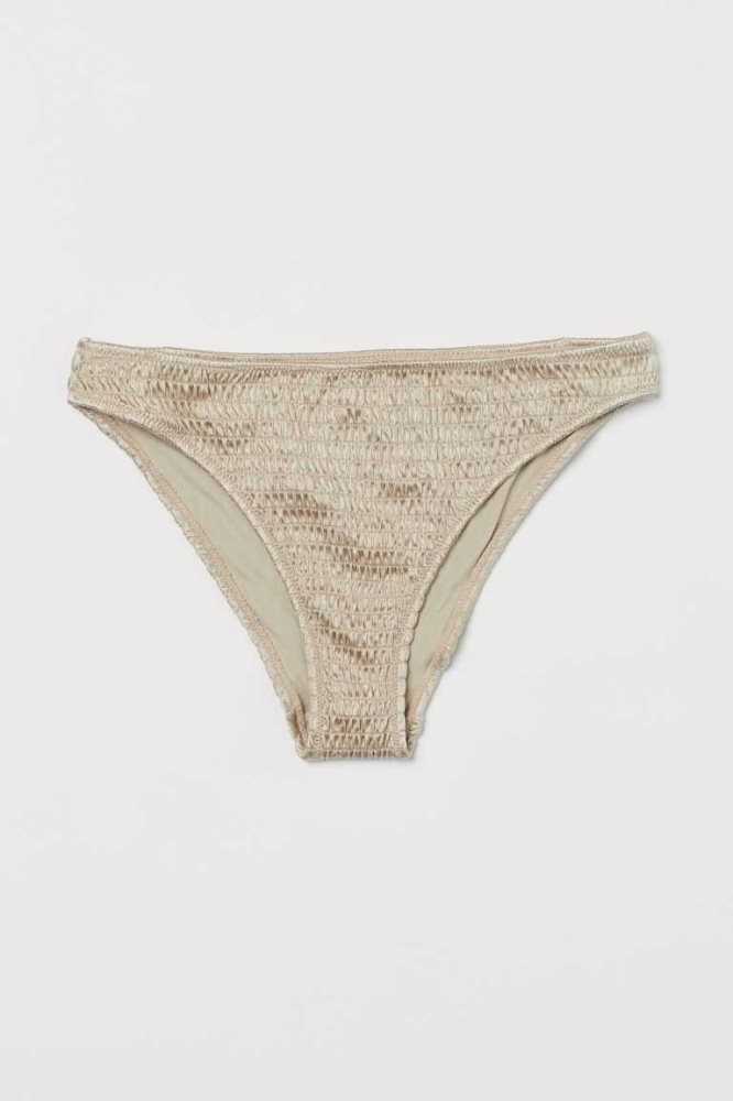 H&M Bikini Bottoms Strandkleidung Damen Gelb | 6741-SMYTR