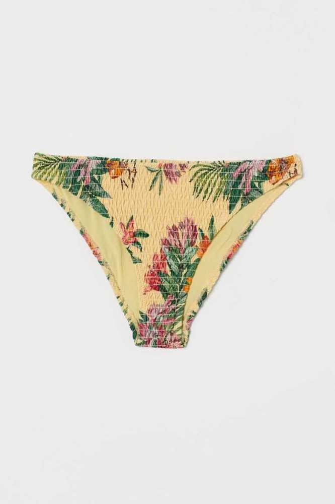 H&M Bikini Bottoms Strandkleidung Damen Gelb | 6741-SMYTR