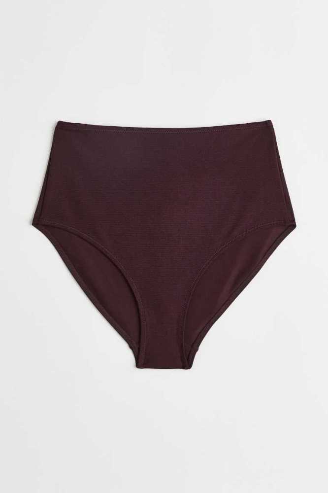 H&M Bikini Bottoms Strandkleidung Damen Dunkelrot | 9578-XJGZM