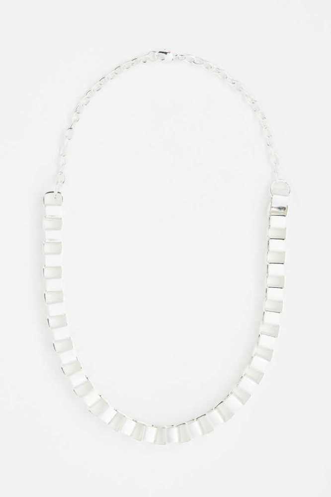 H&M Box Chain Ketten Herren Silber | 8039-ZYVNU