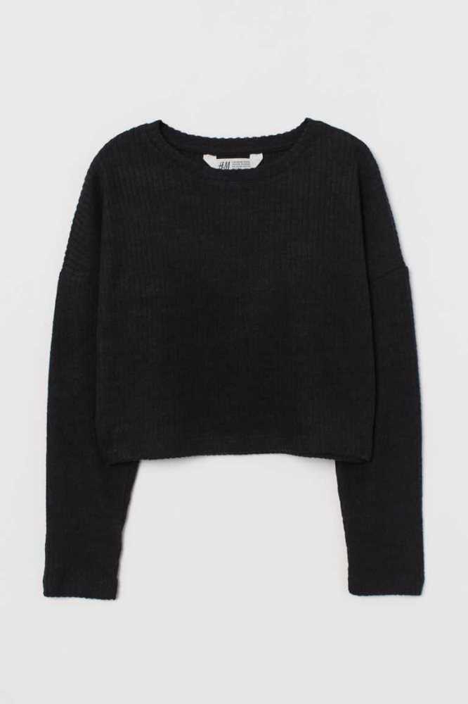 H&M Boxy Pullover Kinder Helllila | 5084-NOPAE