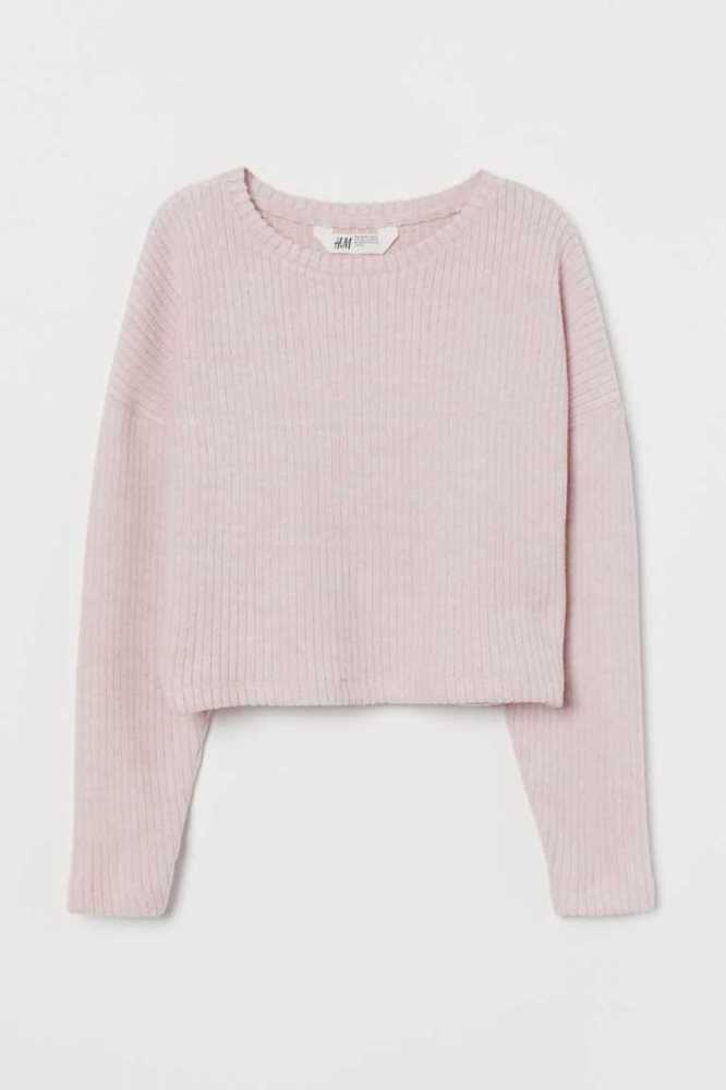 H&M Boxy Pullover Kinder Helllila | 5084-NOPAE