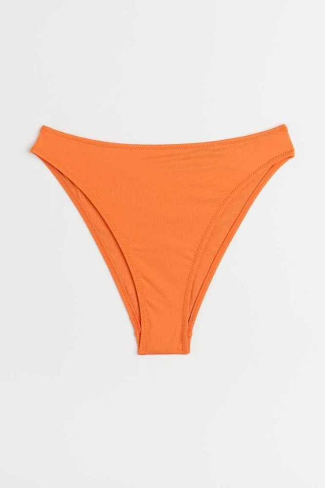 H&M Brazilian Bikini Bottoms Strandkleidung Damen Orange | 2673-RHNQD