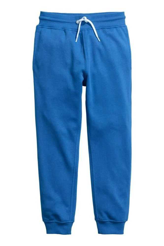 H&M Brushed-inside Jogginghose Kinder Dunkelblau | 4578-NCTUZ