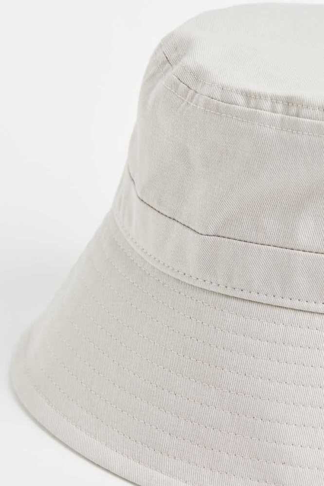 H&M Bucket Hüte Damen Beige Weiß | 7825-JYCRB