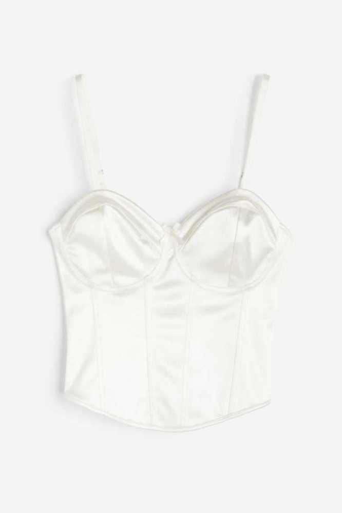 H&M Bustier Top Unterwäsche Damen Hellrosa | 1265-KYMTH