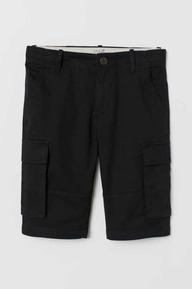 H&M Cargo Kurze Hose Kinder Dunkelblau | 6347-GVUXE