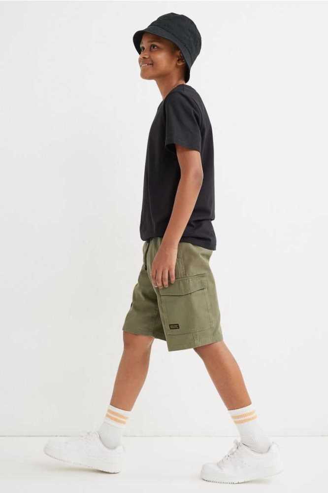 H&M Cargo Kurze Hose Kinder Helltürkis | 9170-HAVGW