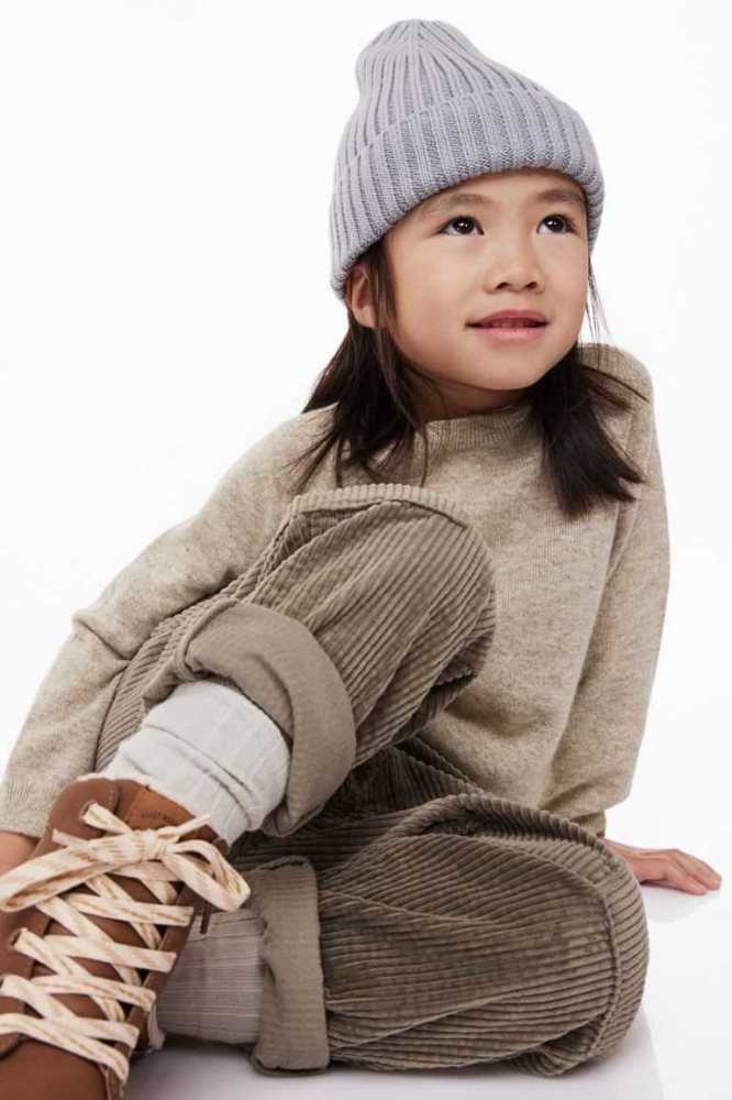 H&M Cashmere Pullover Kinder Beige | 6289-UGQRX