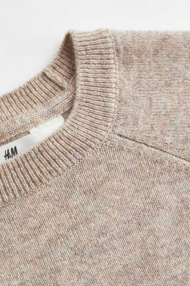 H&M Cashmere Pullover Kinder Beige | 6289-UGQRX