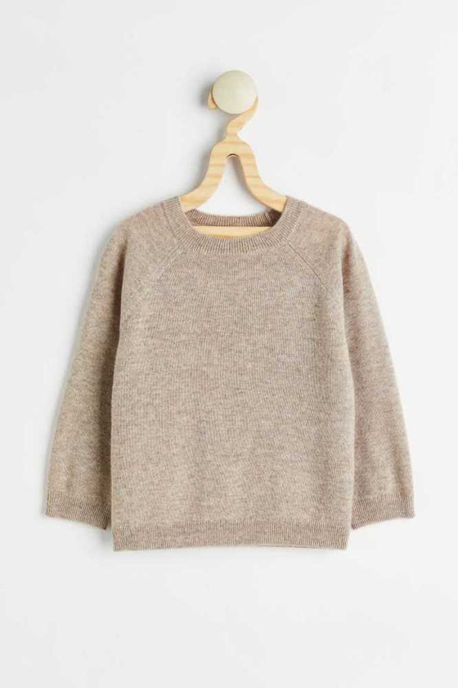 H&M Cashmere Pullover Kinder Beige | 7862-PXQMR