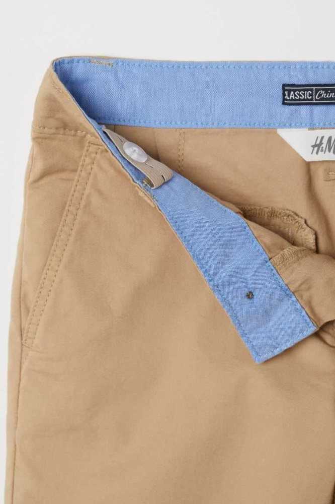 H&M Chino Kurze Hose Kinder Beige | 6178-ZXSPW