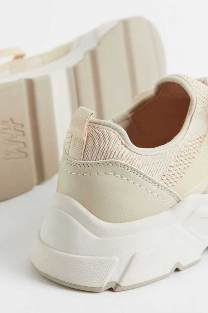 H&M Chunky Sneakers Damen Hellbeige | 1834-NGJPO