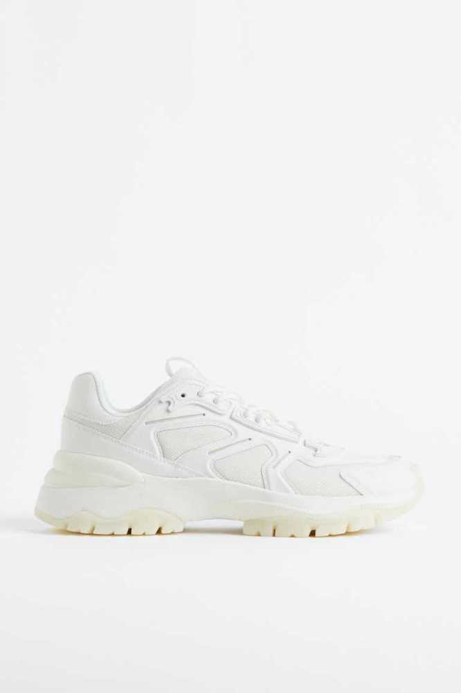 H&M Chunky Sneakers Herren Weiß | 5089-QFXOM