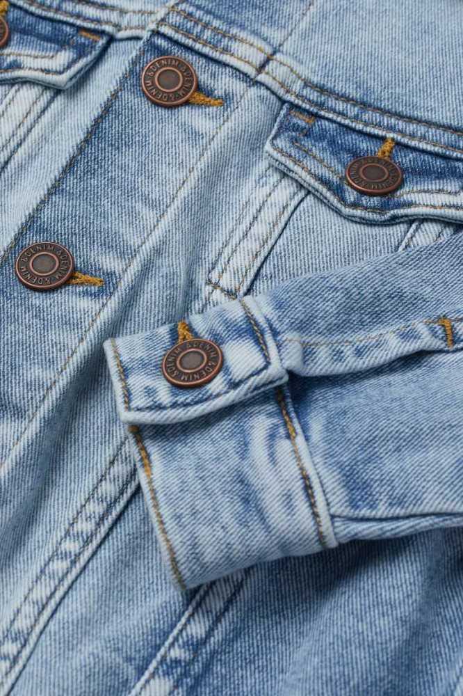 H&M Denim Jacket Oberbekleidung Kinder Blau | 1365-KSFEU