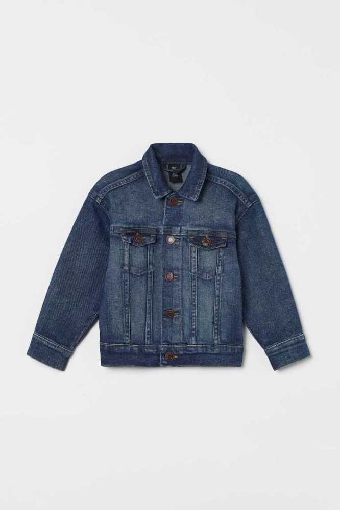 H&M Denim Jacket Oberbekleidung Kinder Blau | 1365-KSFEU