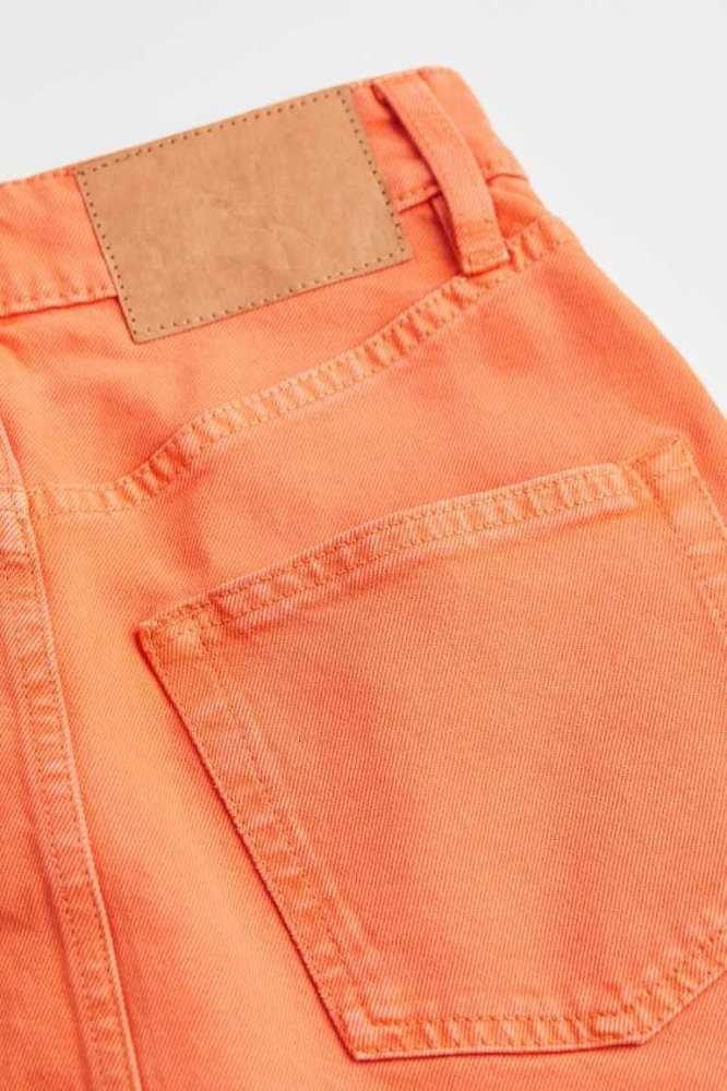 H&M Denim Röcke Damen Orange | 9327-AXHEQ