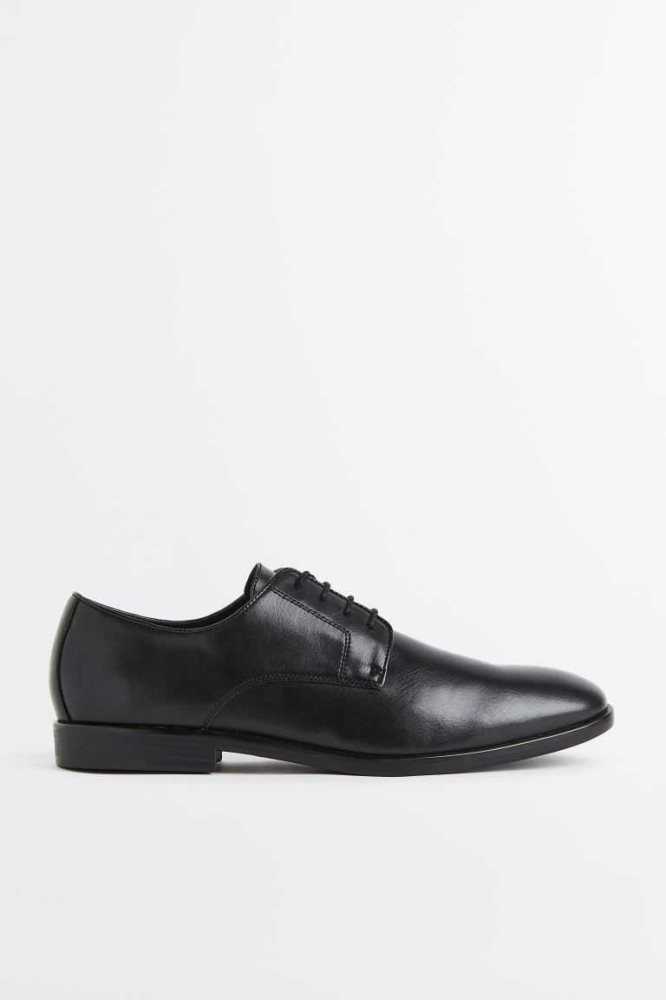 H&M Derby Schuhe Herren Dunkelbraun | 7921-YRWML